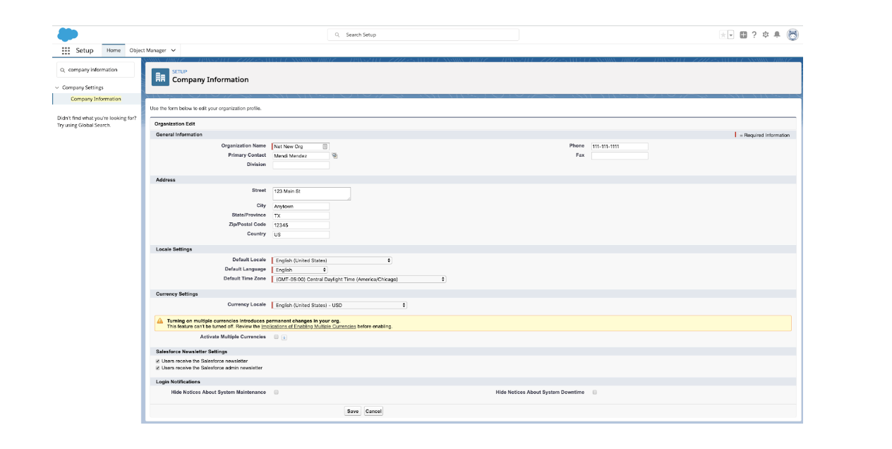 salesforce where are critical updates listed